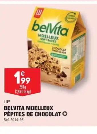 ALDI Belvita Moelleux Pépites De Chocolat offre