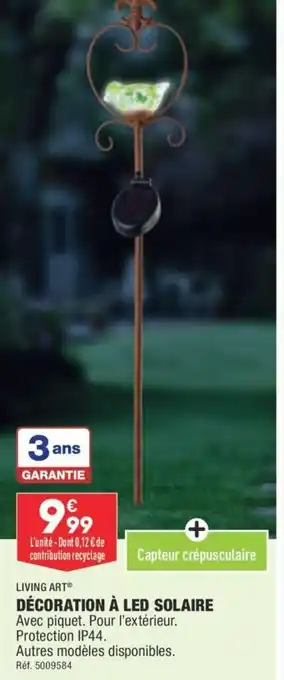 ALDI Décoration A Led Solaire offre
