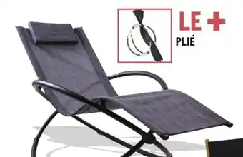 E.Leclerc Brico Bain De Soleil A Bascule Pliant offre