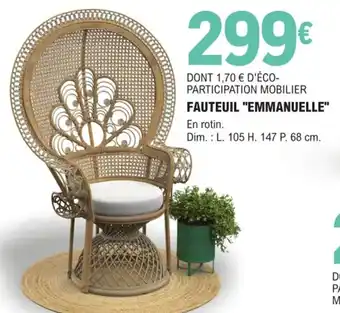 Fauteuil "Emmanuelle"