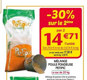 RAGT Jardin & Maison Melange poule pondeuse petipic offre