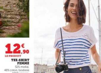 Super U Tee-shirt femme offre