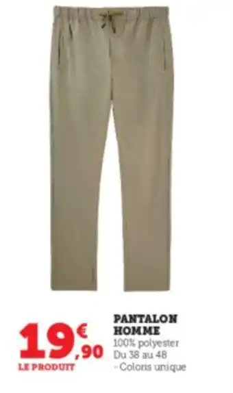 Super U Pantalon homme offre