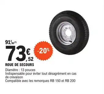 E.Leclerc L'Auto Roue de secours offre