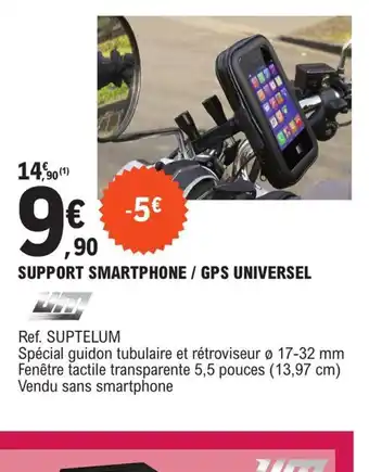 E.Leclerc L'Auto Support smartphone GPS universel offre
