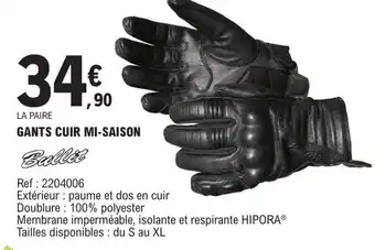 Ganst cuir mi-saison