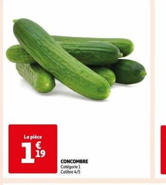 Auchan Concombre offre