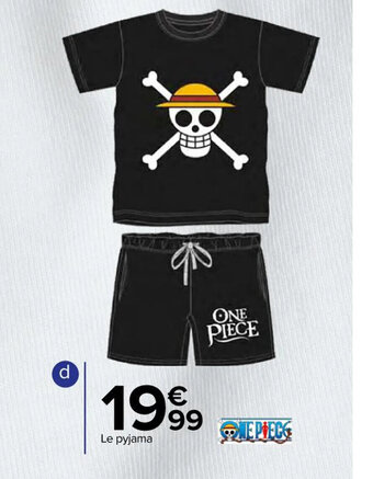 Carrefour Market Pyjama enfant offre