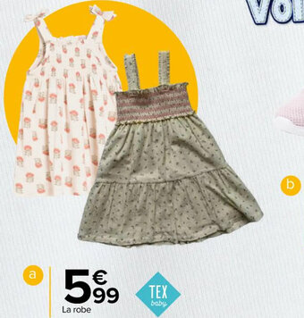 Carrefour Market Robe bébé offre