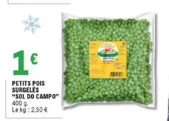 E.Leclerc Petits Pois Surgelés Sol do Campo offre