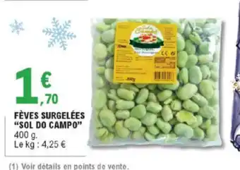 E.Leclerc Fèves Surgelées Sol do Campo offre