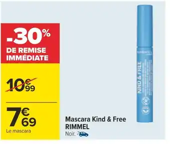 Carrefour Rimmel mascara kind & free offre