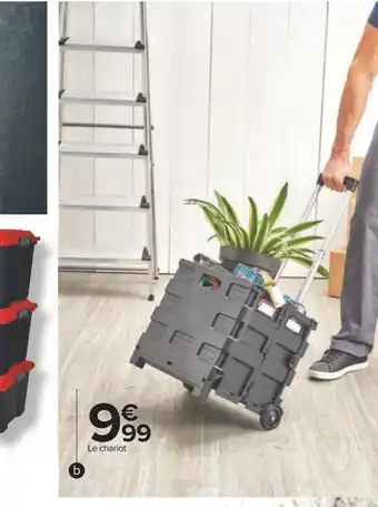 Carrefour Chariot pliant offre