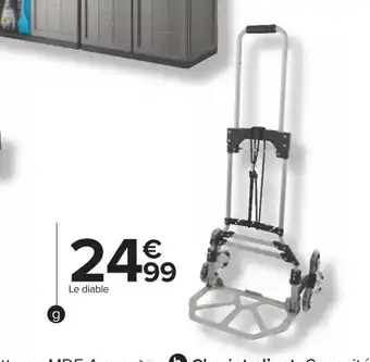 Carrefour Diable 3 roues offre