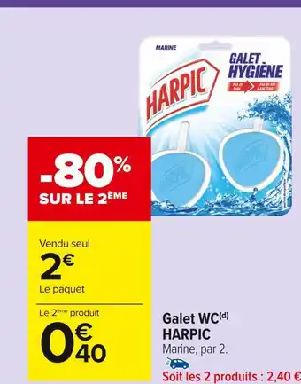 Harpic galet wc