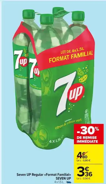 Carrefour Market Seven up seven up regular format familial offre