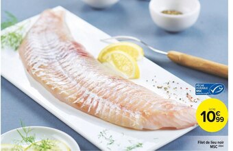 Carrefour Market Filet de lieu noir msc offre