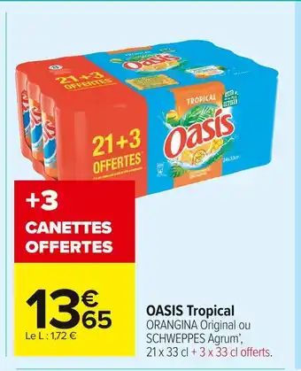 Carrefour Market Oasis oasis tropical offre