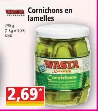 Norma Cornichons en lamelles offre