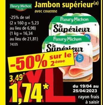 Norma Jambon superieur offre