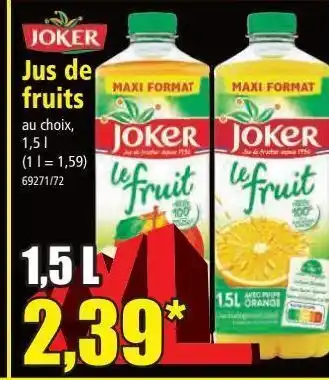 Norma Jus de fruits offre