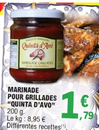 E.Leclerc Marinade Pour Grillades Quinta d'Avo offre