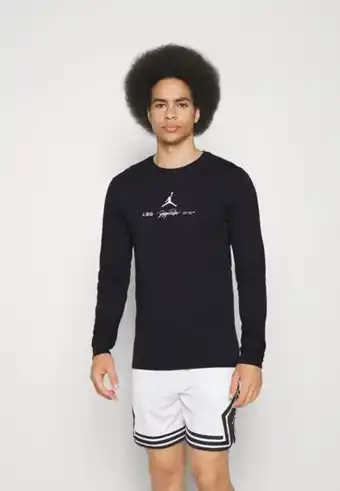 Crew - t-shirt Ă manches longues - black/white