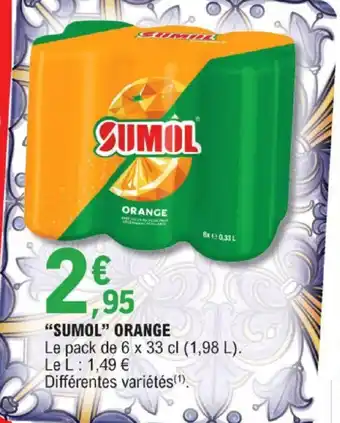 E.Leclerc Sumol Orange offre