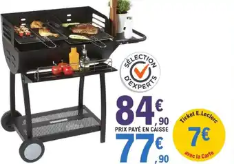 E.Leclerc Brico Barbecue Charbon 1/2 Fût Beaux Jours offre