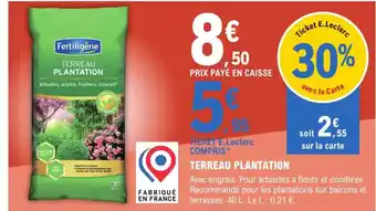 E.Leclerc Brico Terreau Plantation offre