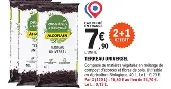 E.Leclerc Brico Terreau Universel offre