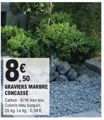 E.Leclerc Brico Graviers Marbre Concassé offre