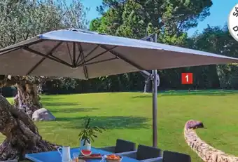 E.Leclerc Brico Parasol Excentré 4 x 3 M Beaux Jours offre