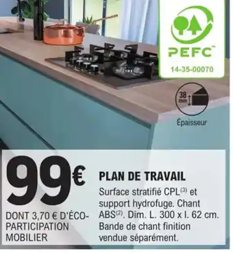 E.Leclerc Brico Plan de Travail offre