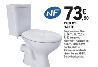 E.Leclerc Brico Pack WC Serti offre
