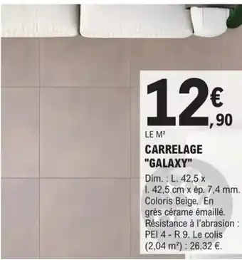E.Leclerc Brico Carrelage Galaxy offre