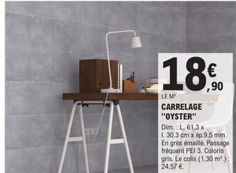 E.Leclerc Brico Carrelage Oyster offre