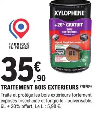 E.Leclerc Brico Traitement Bois Exterieurs offre