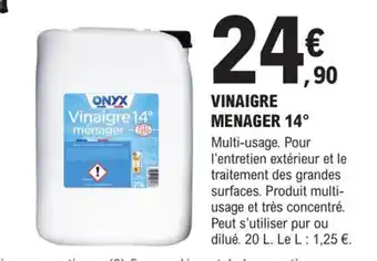 E.Leclerc Brico Vinaigre Menager 14° offre