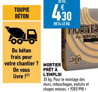 Brico Cash Mortier Prêt à L'Emploi offre
