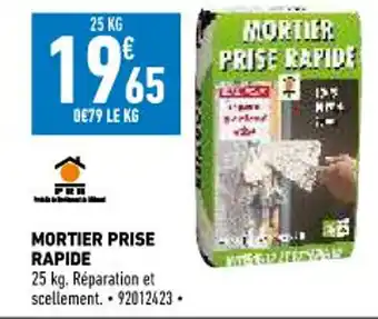 Brico Cash Mortier Prise Rapide offre