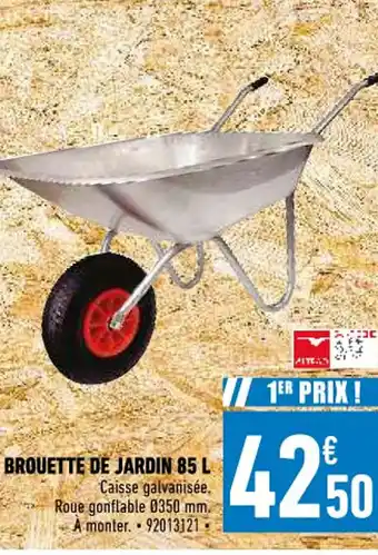 Brico Cash Brouette de Jardin 85 L offre
