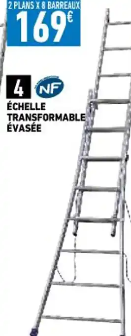 Brico Cash Échelle Transformable Évasée offre