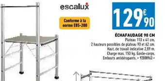 Brico Cash Échafaudage 90 CM offre