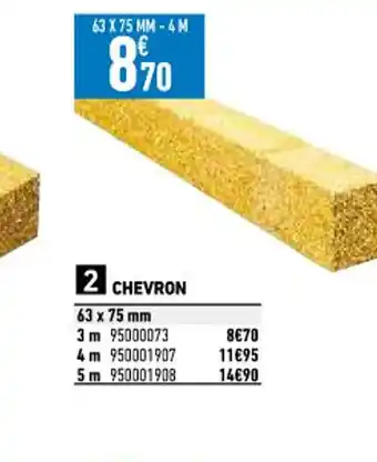 Brico Cash Chevron offre