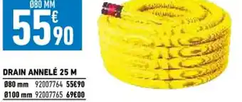 Brico Cash Drain Annelé 25 M offre