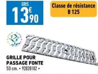 Grille Pour Passage Fonte