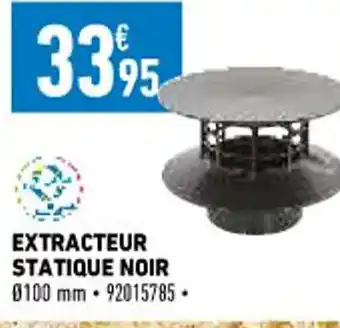 Brico Cash Extracteur Statique Noir offre