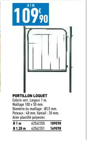 Portillon Loquet