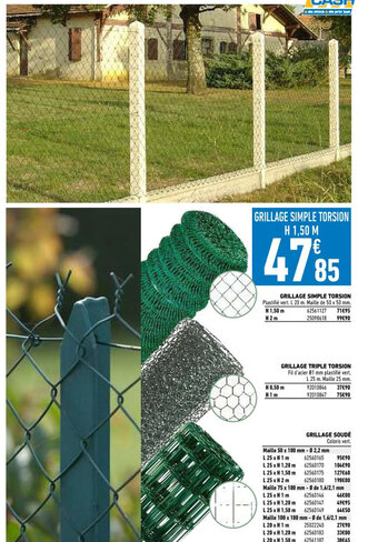 Brico Cash Grillage Simple Torsion offre